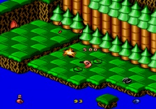 Snake Rattle 'n' Roll (Megadrive)